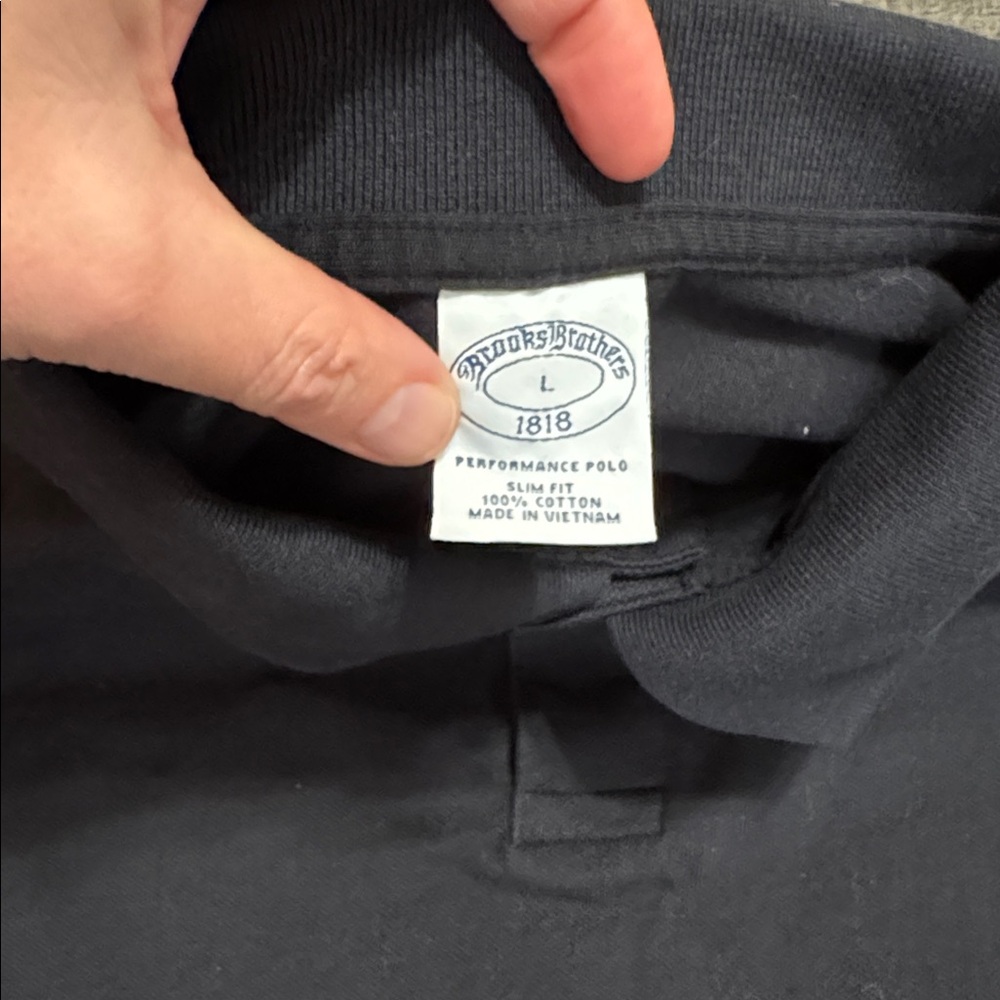 Brooks Brother 100% Cotton Slim Fit Performance Polo Shirt - Picture 5 of 7